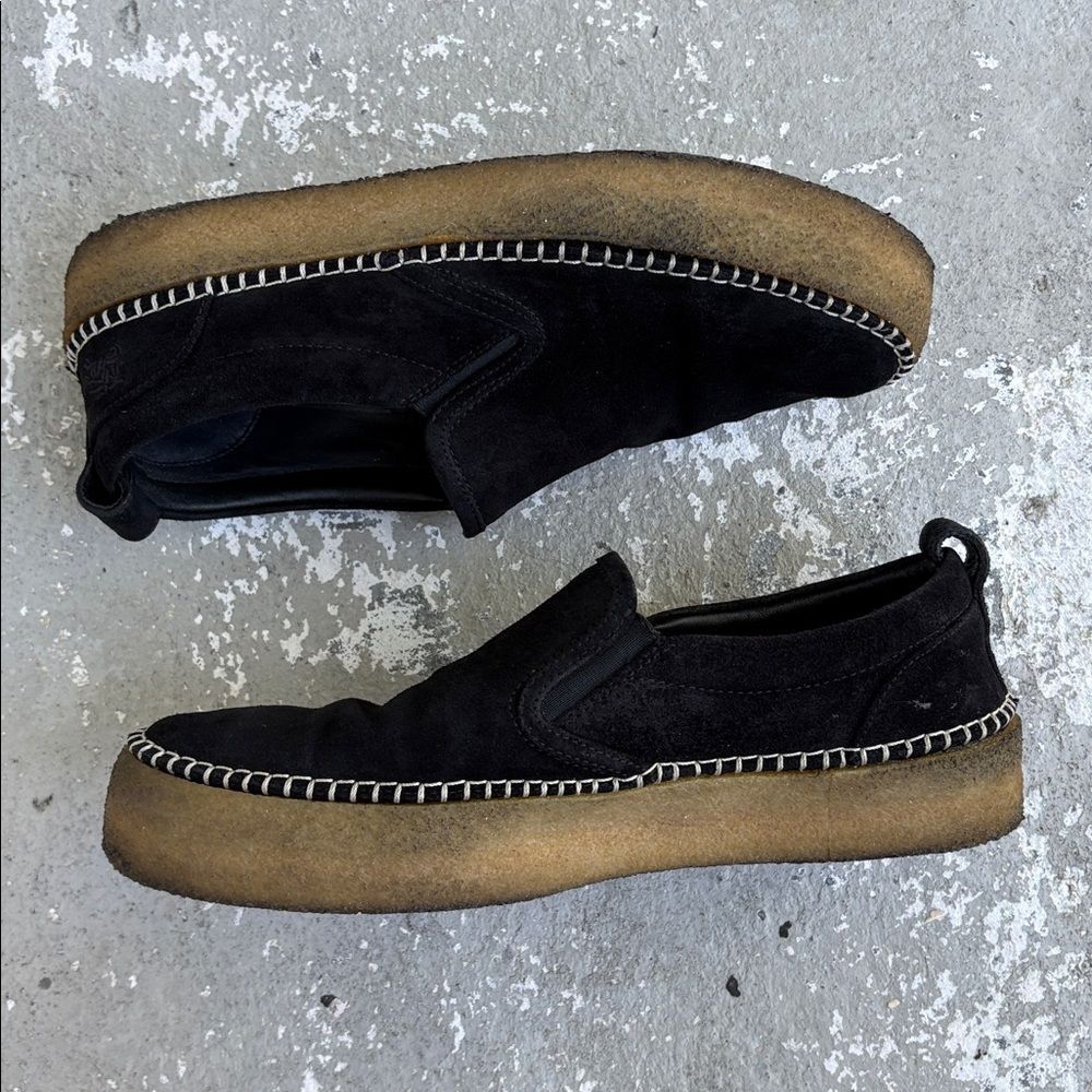 Burberry suede Crepe espadrille slip on - Picture 3 of 10